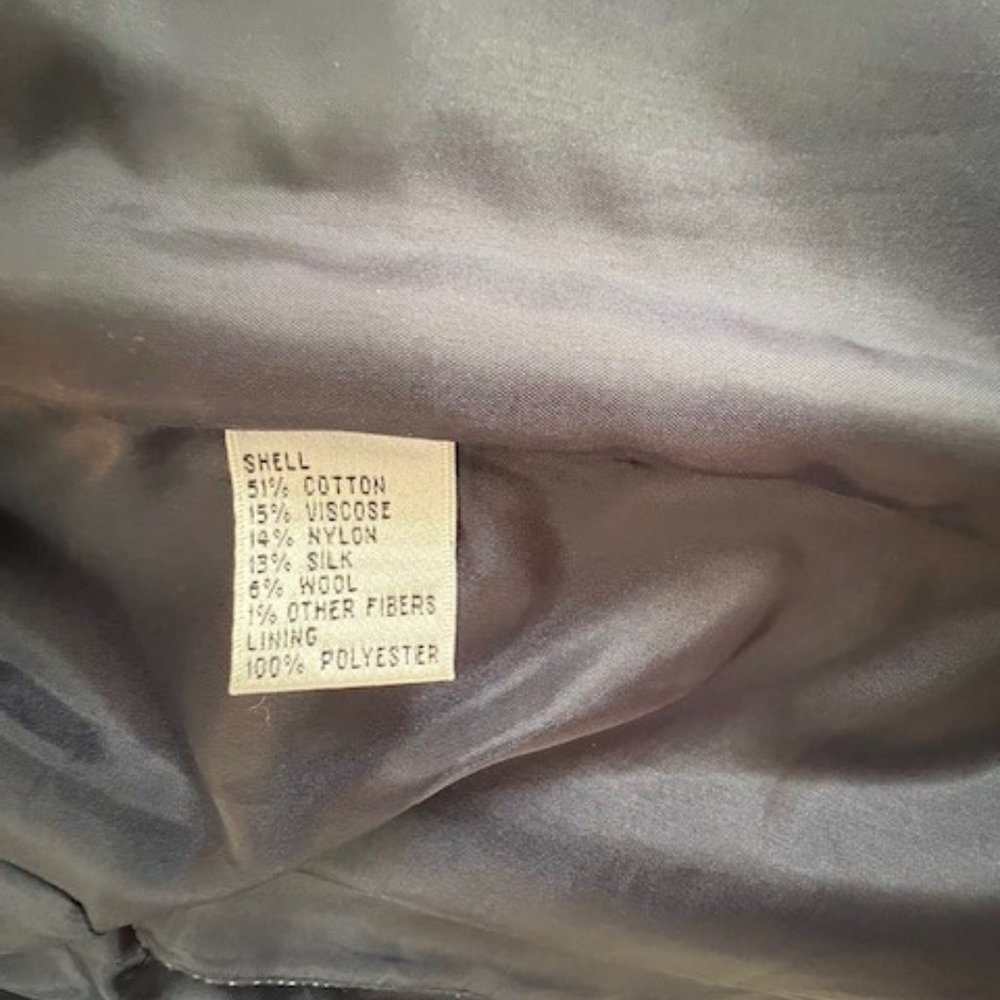 Talbots Navy Tweed Jacket - Picture 6 of 6